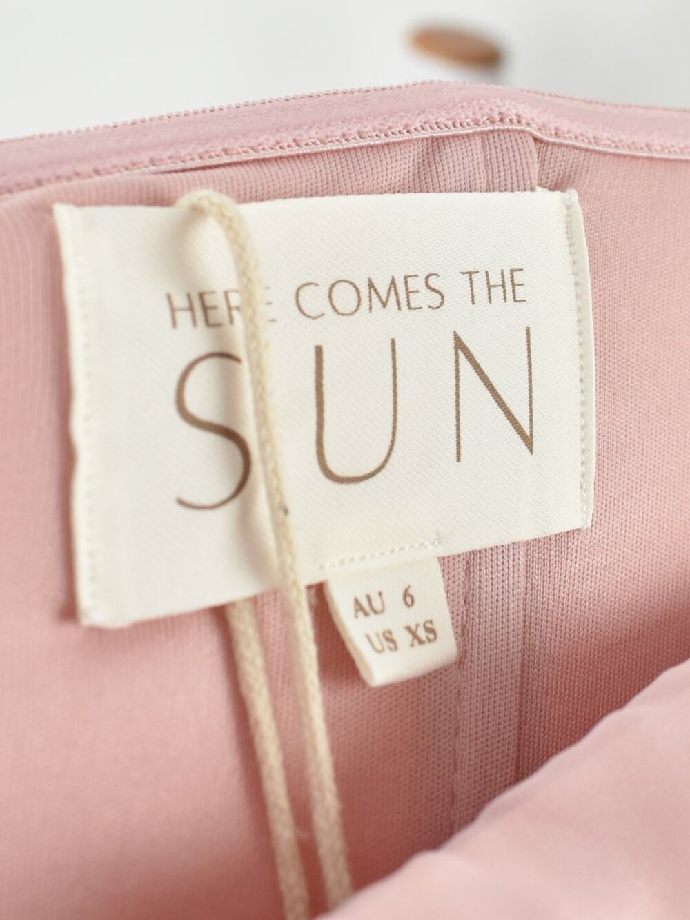 Here Comes the Sun Selfie Leslie Karaline Strapless Dress Blush NEW - XS - Picture 12 of 12